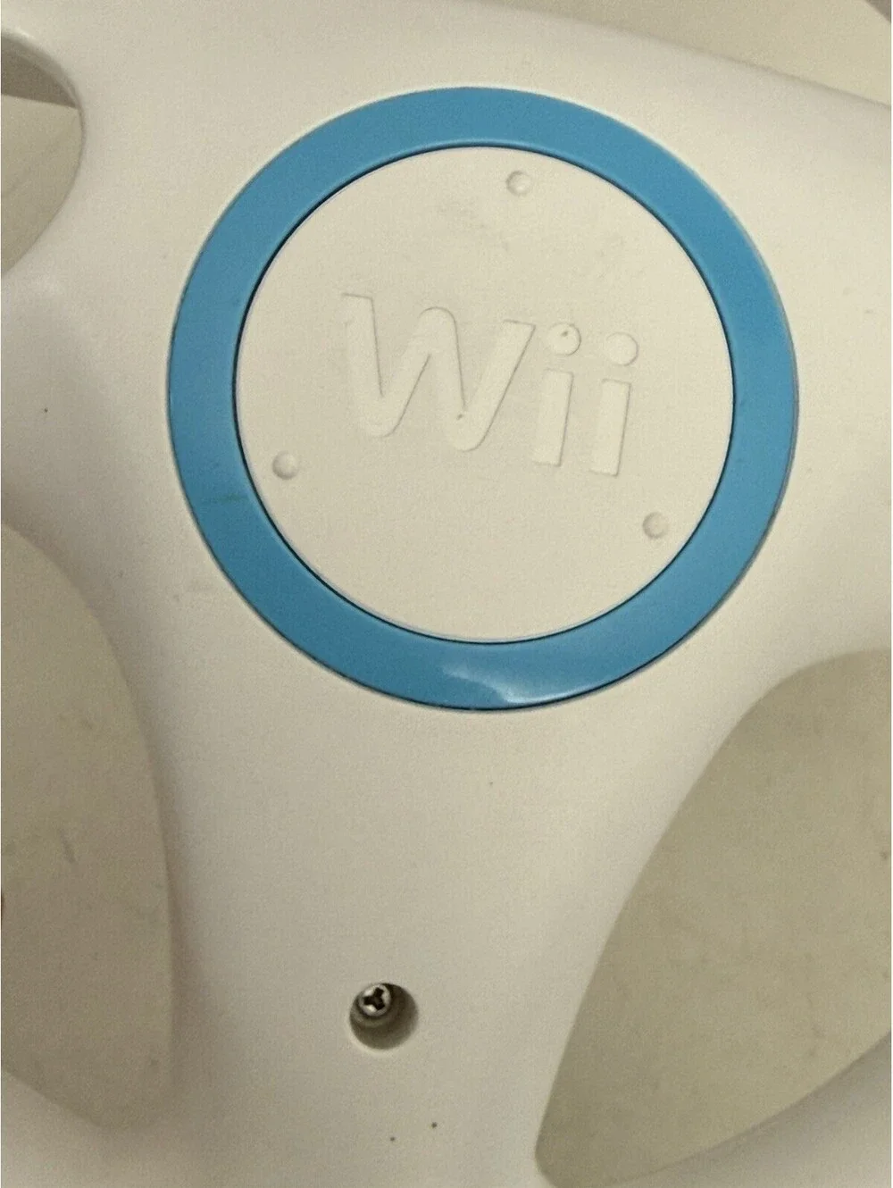 Nintendo Wii Steering Wheel - White-Mario Kart Racing Wheel